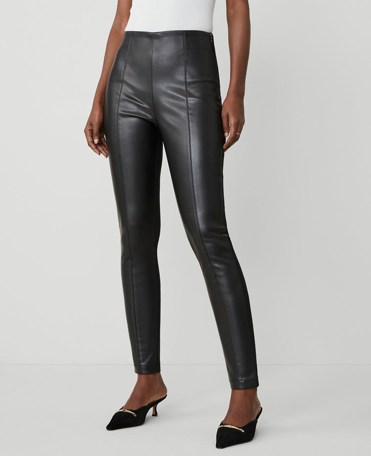 Ann Taylor The Seamed Legging Black Women's