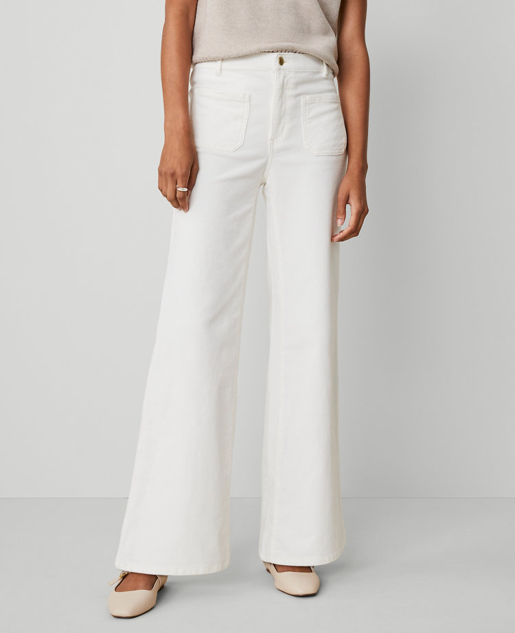The Petite Patch Pocket Corduroy Flare Pant