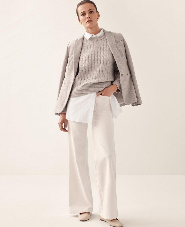 The Petite Patch Pocket Corduroy Flare Pant