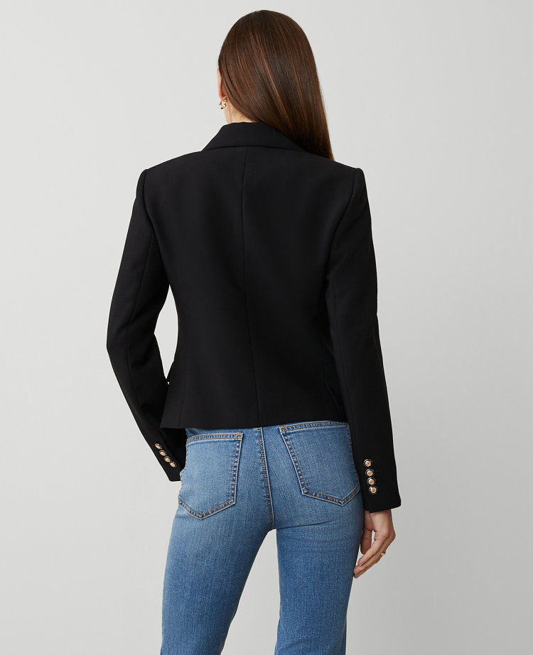 Petite Button Fitted Blazer carousel Product Image 3