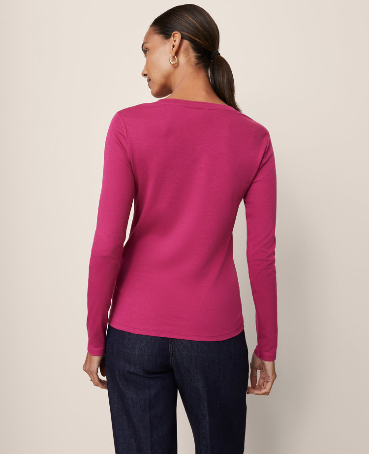 Long Sleeve Crew Neck Top