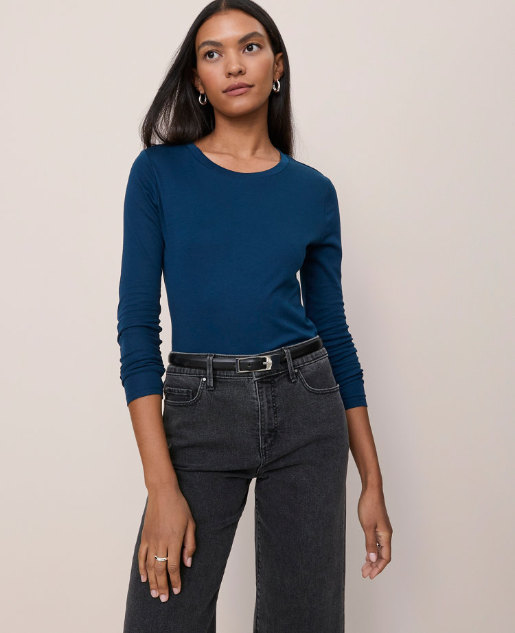 Long Sleeve Crew Neck Top