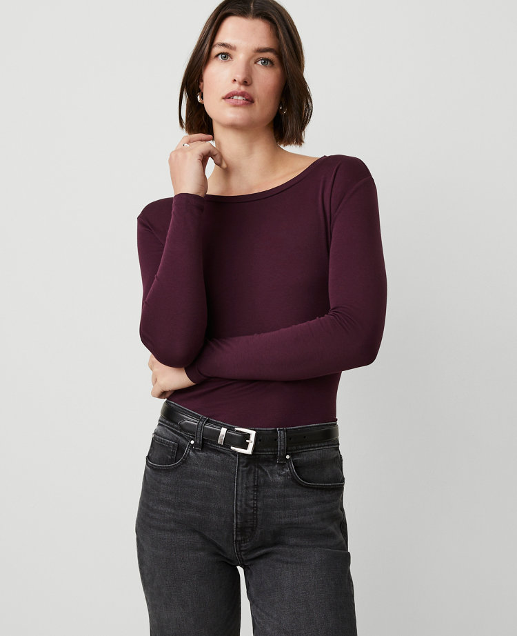 Long Sleeve Crew Neck Top