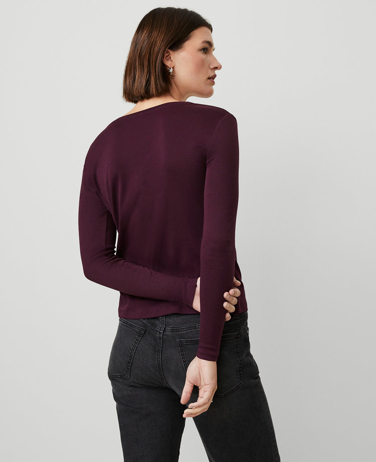 Long Sleeve Crew Neck Top