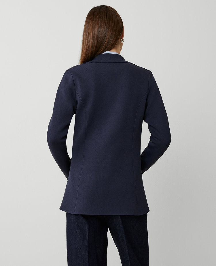 Ann Taylor Slim Sweater Blazer Women's