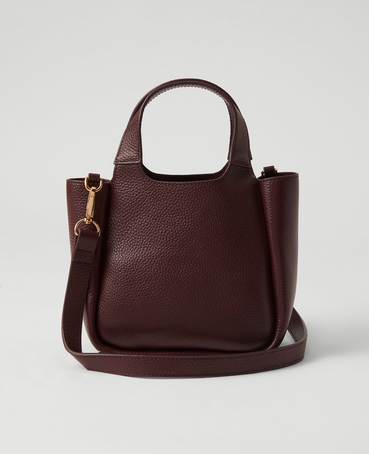 Mini Pebbled Leather Tote