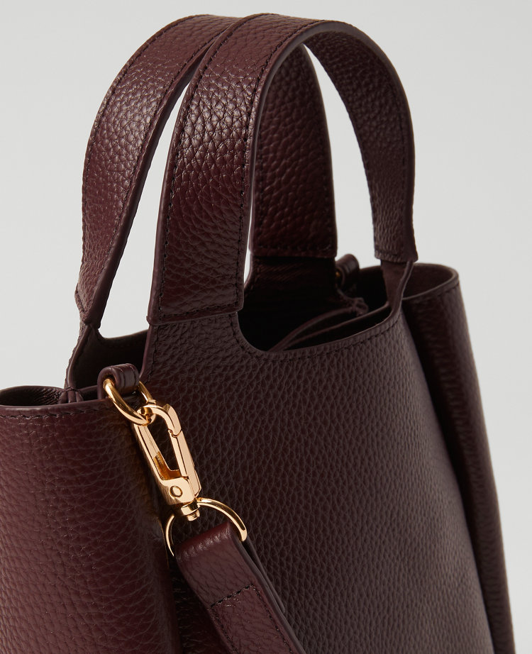 Mini Pebbled Leather Tote