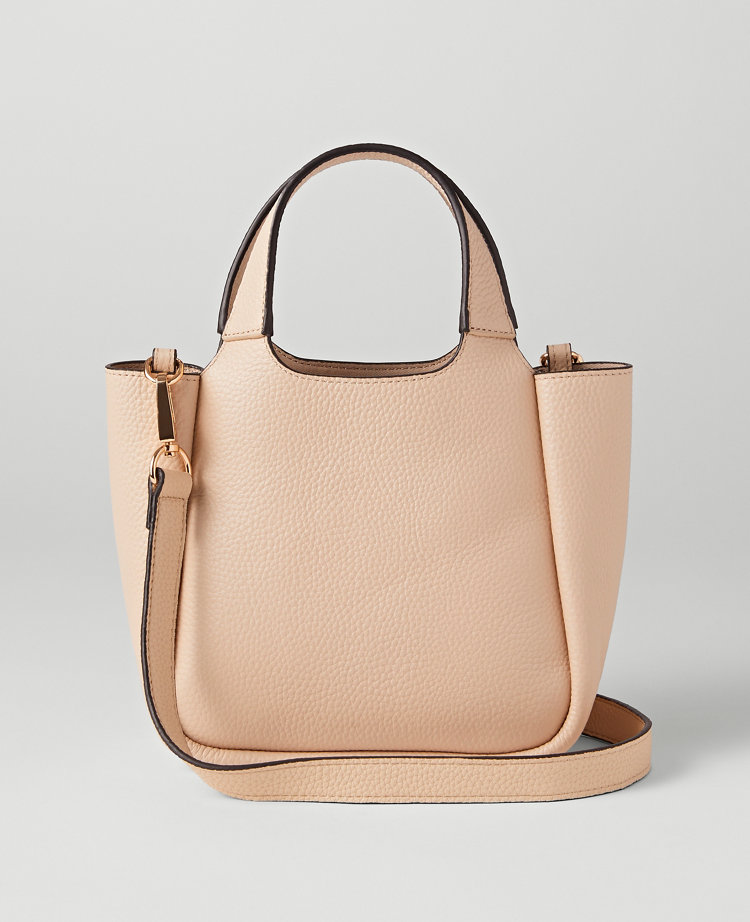 Mini Pebbled Leather Tote