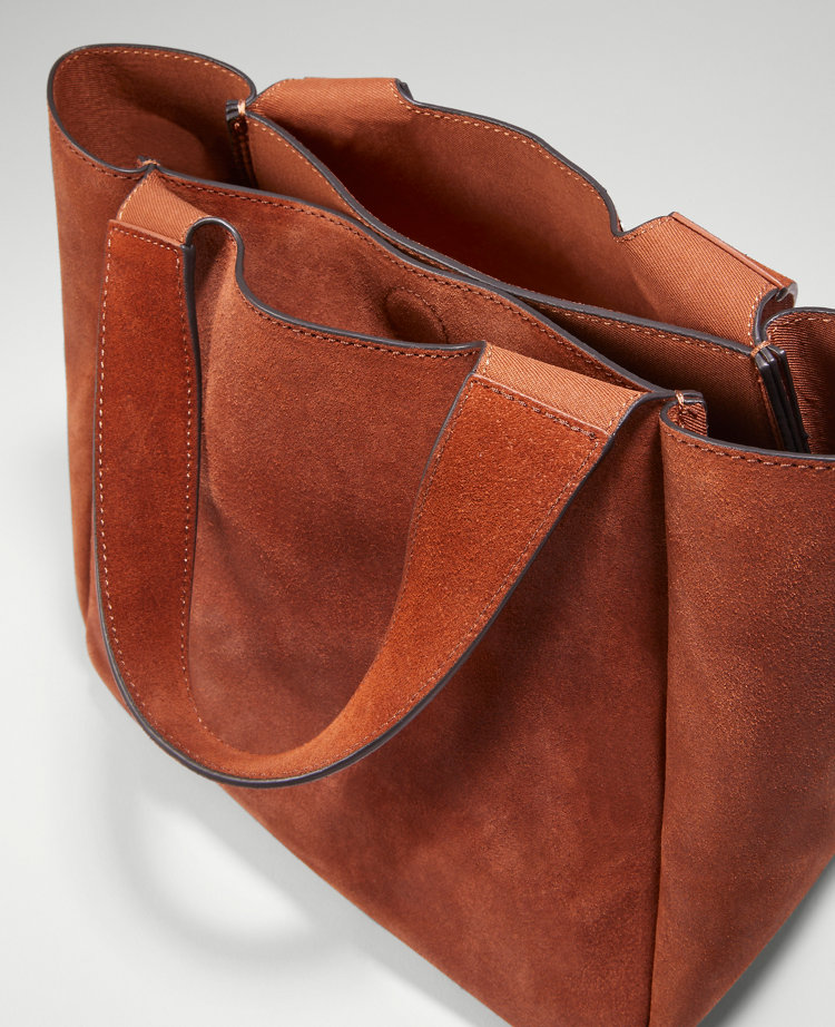 Suede Tote Bag