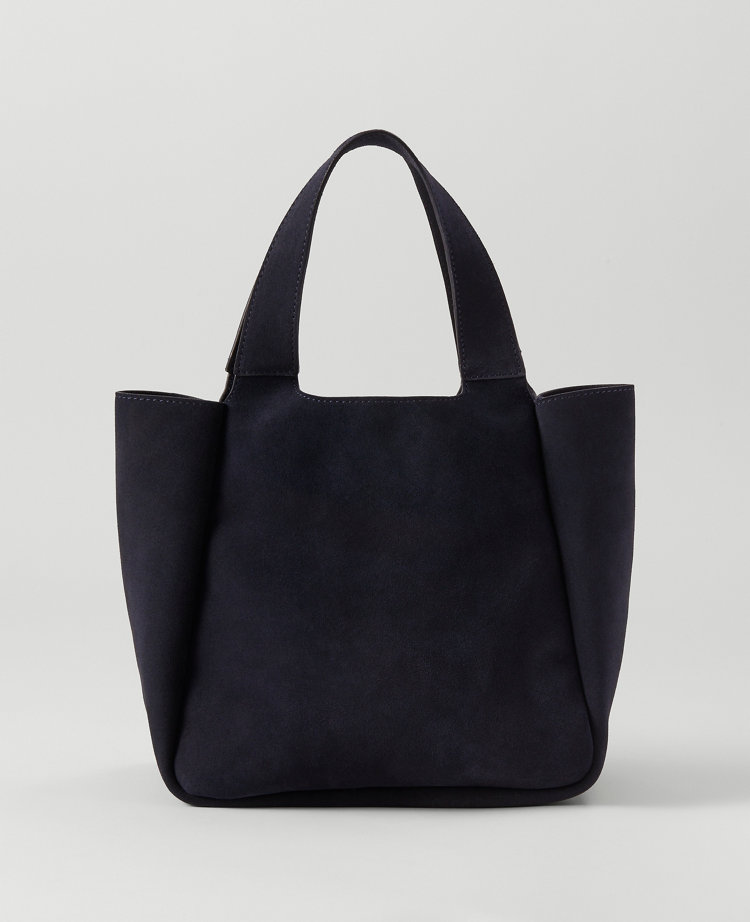 Ann Taylor AT Weekend Suede Tote Bag