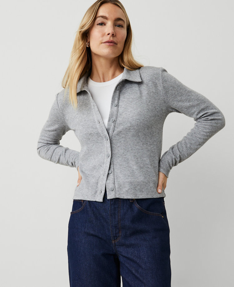 Weekend Collection Collared Button Down Top