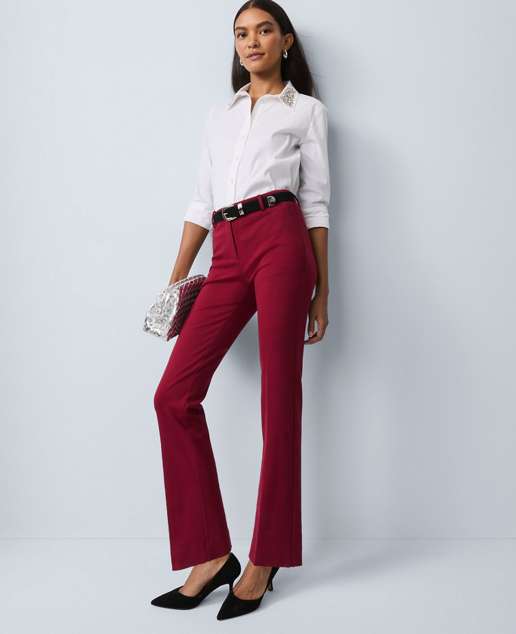 The Petite Sophia Pant in Ponte