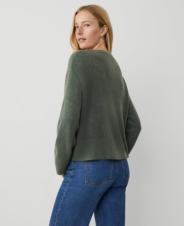 Relaxed V-Neck Sweater