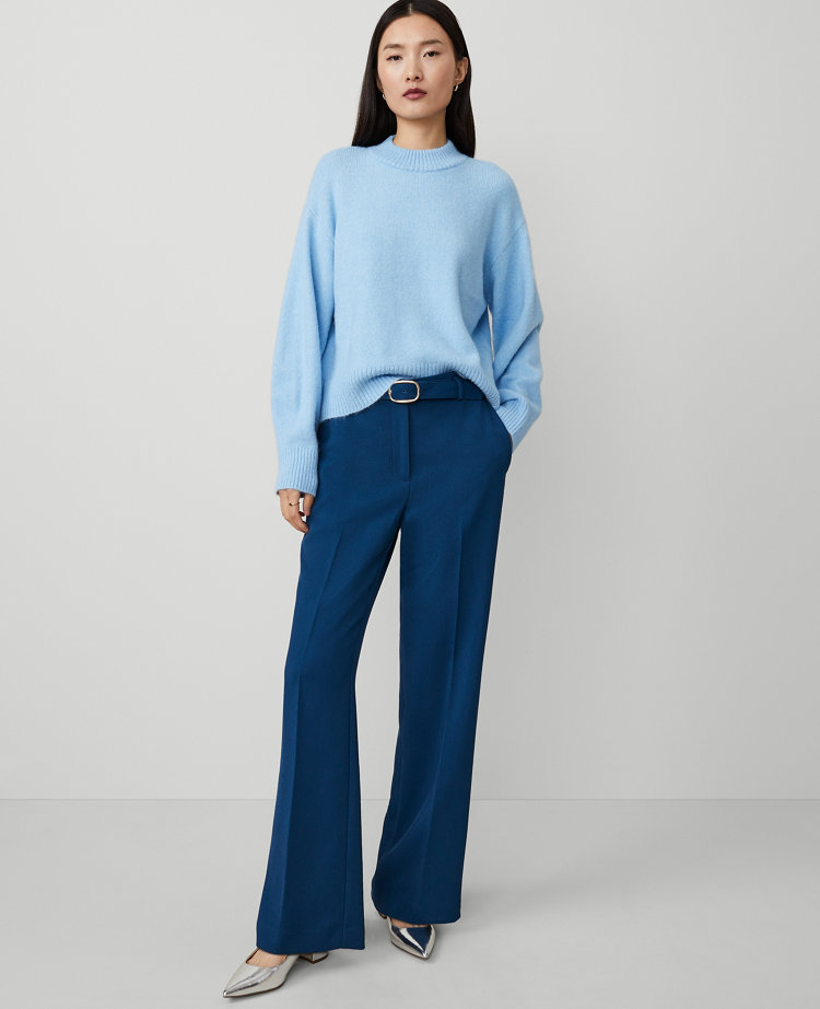 Petite Belted Boot Pant