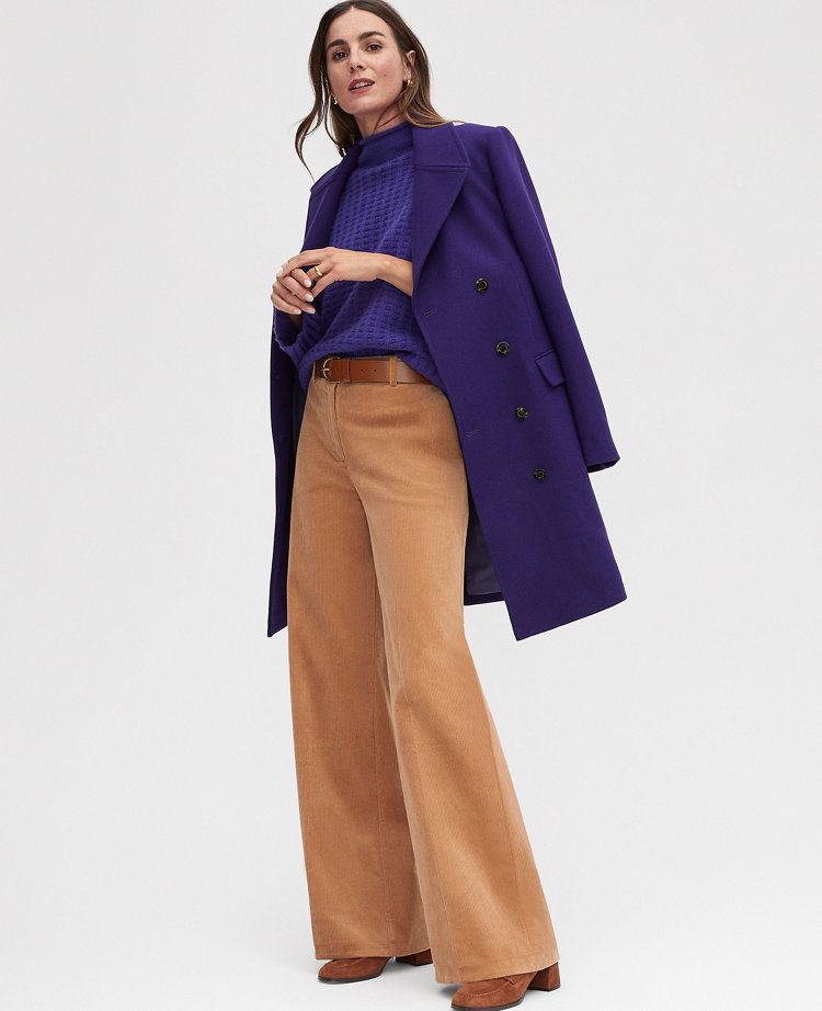 The Petite Perfect Wide-Leg Corduroy Pant