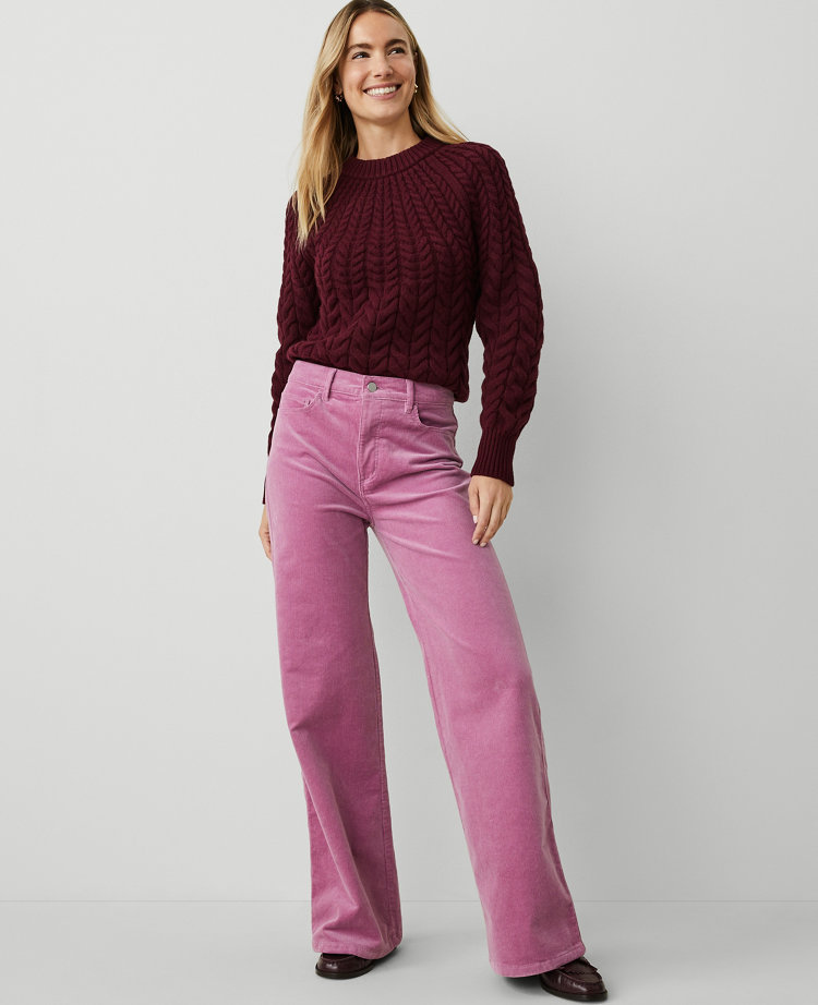 The Wide-Leg Corduroy Pant