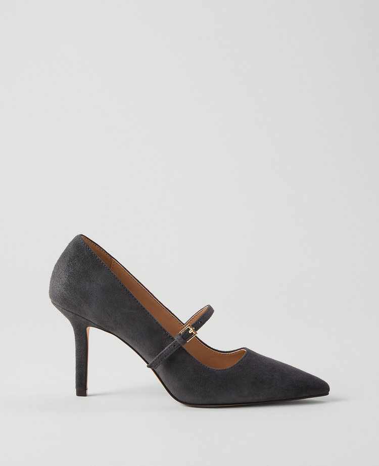 Suede Mary Jane Pump