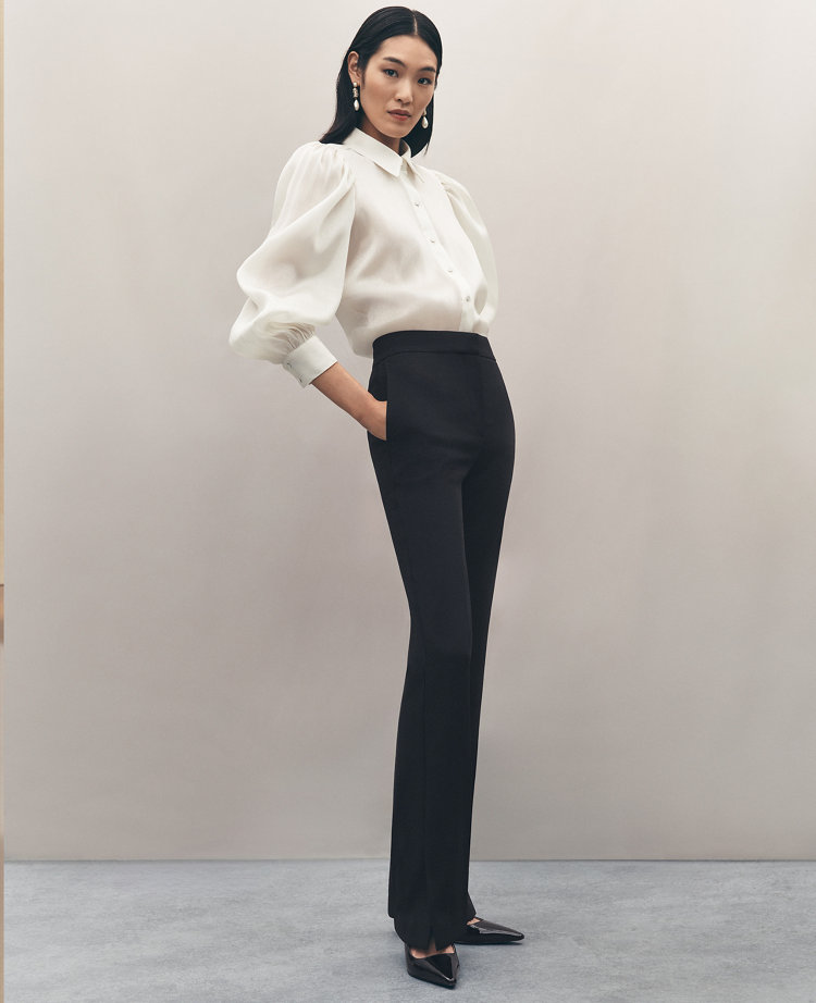 The Petite Skinny Flare Pant with Vent Hem