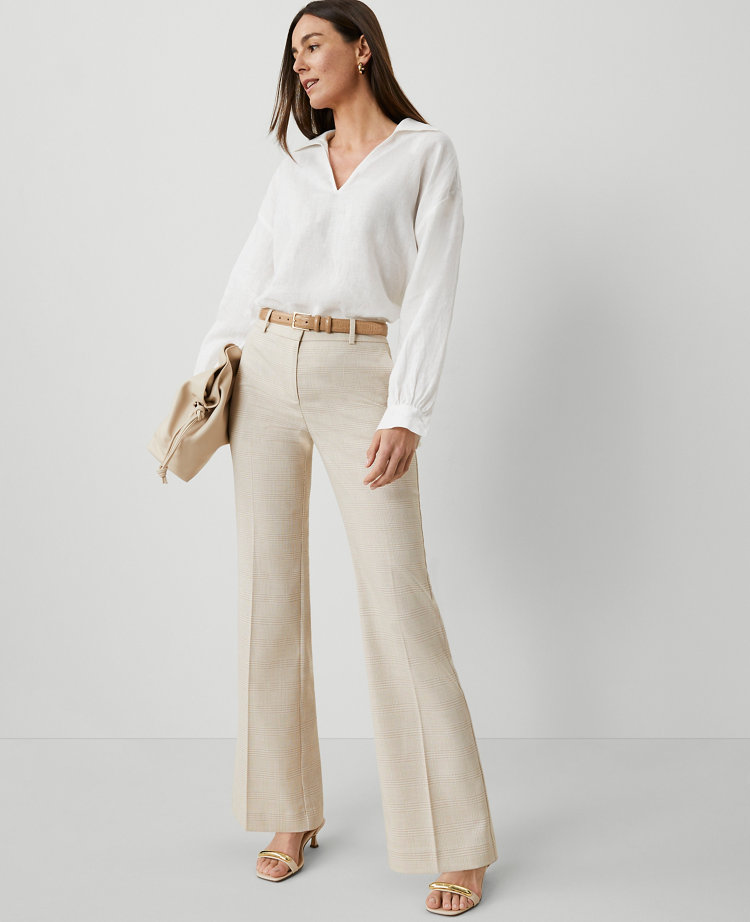 The Jayne Trouser Pant in Glen Check