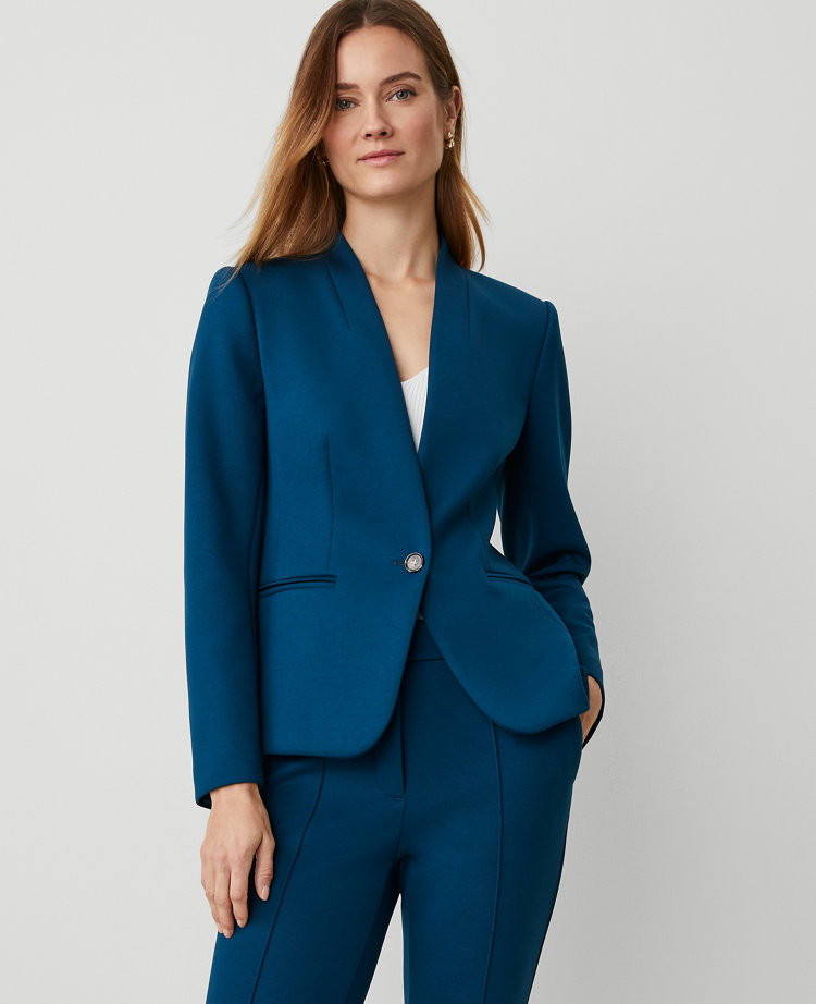 The Cutaway Blazer in Double Knit