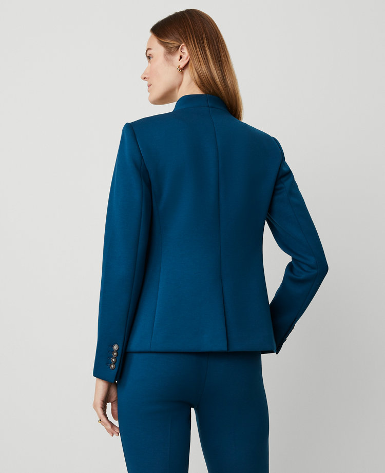 The Petite Cutaway Blazer in Double Knit