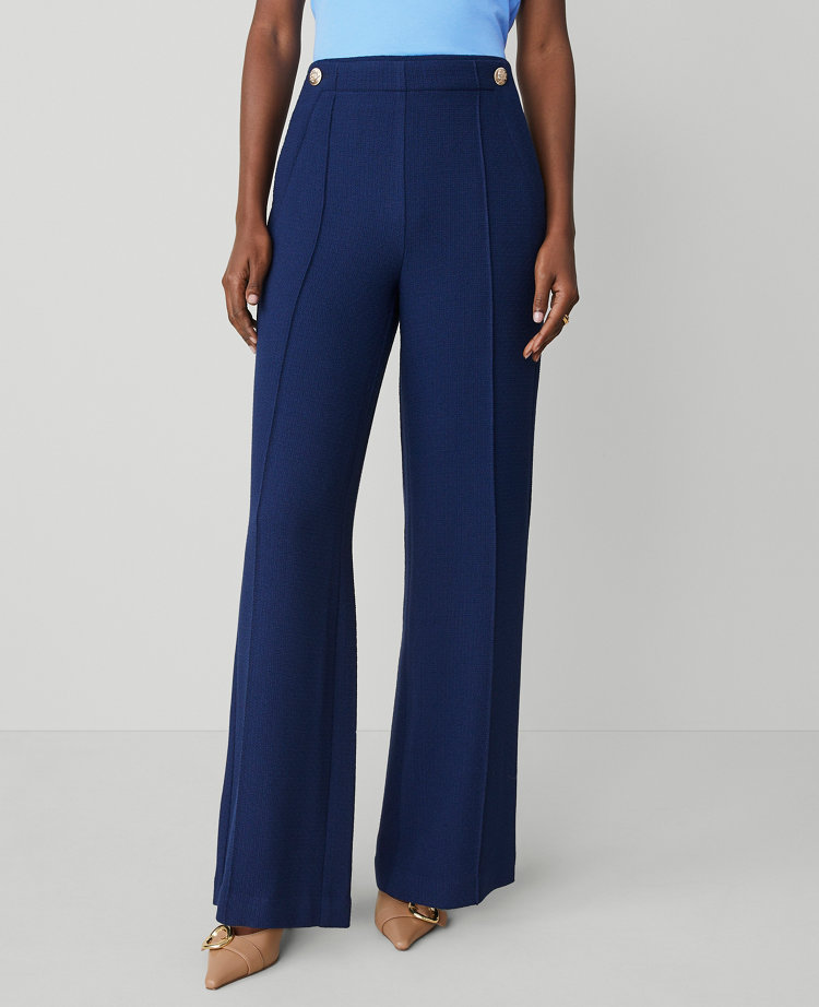 The Wide-Leg Sailor Pant in Texture carousel Product Image 3