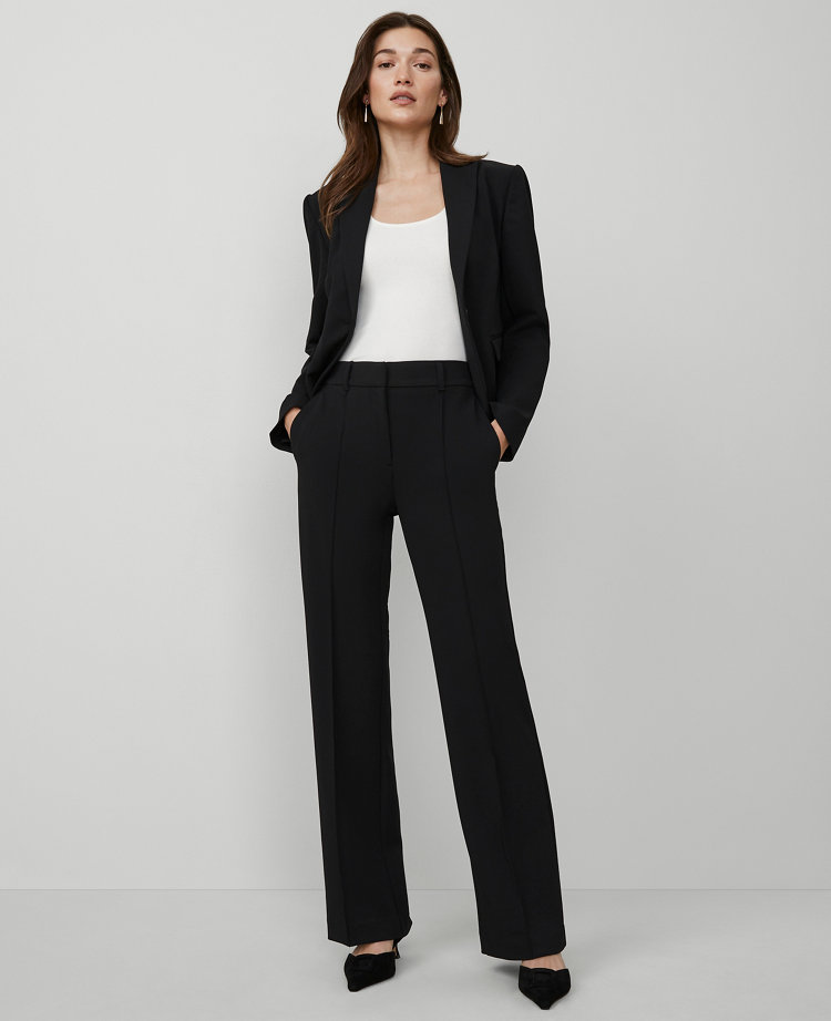 The Trouser Pant in Knit Crepe