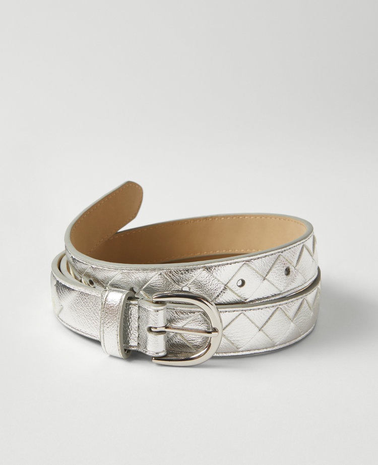 Metallic Woven Belt