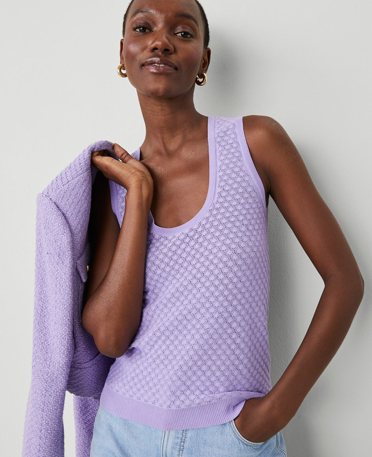 Stitched Sweater Shell