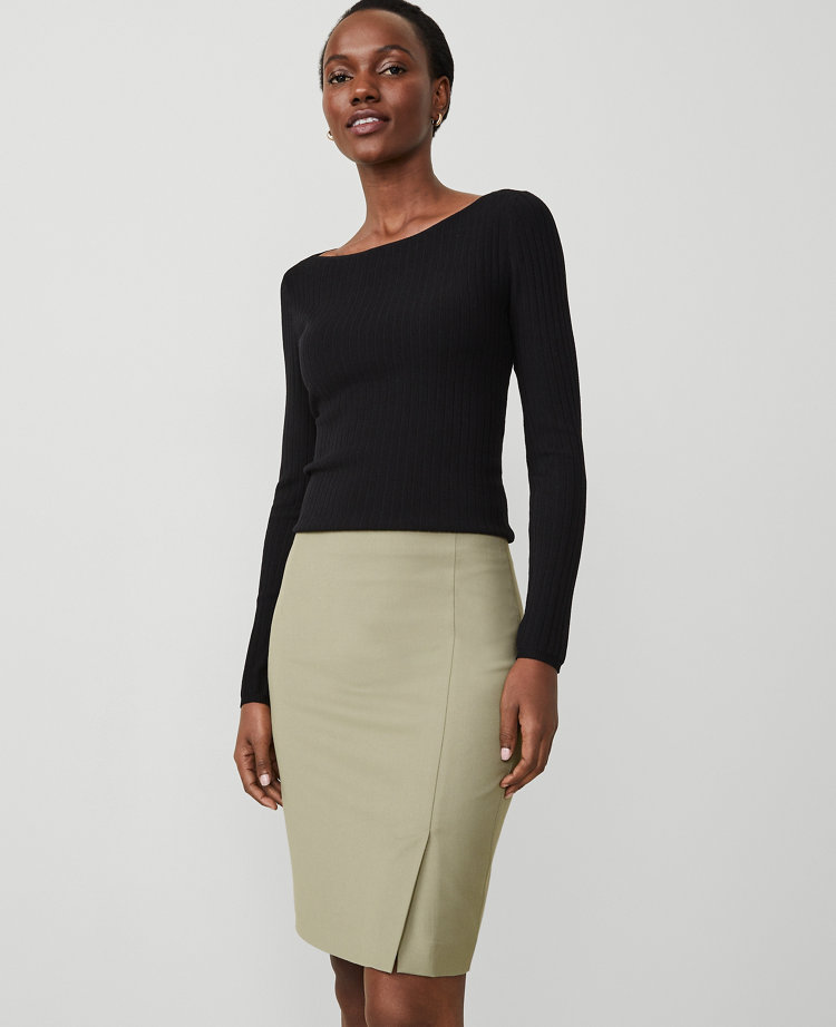 The Side-Vent Pencil Skirt