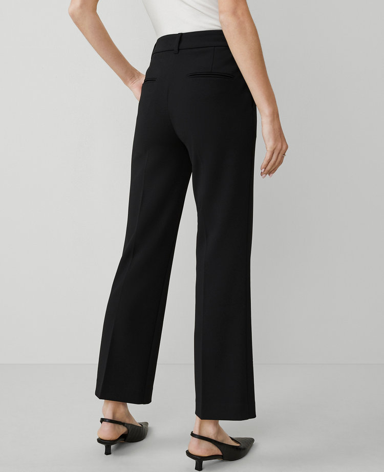 The Mini Flare Pant in Knit Crepe