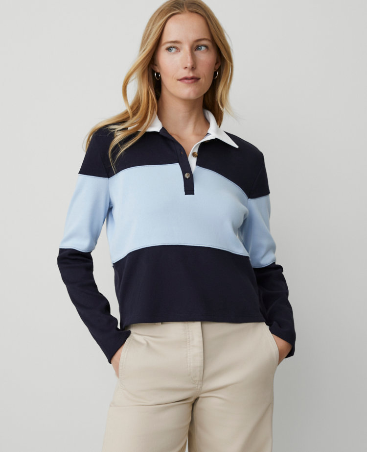 Cropped Polo Shirt - old money weekend outfits