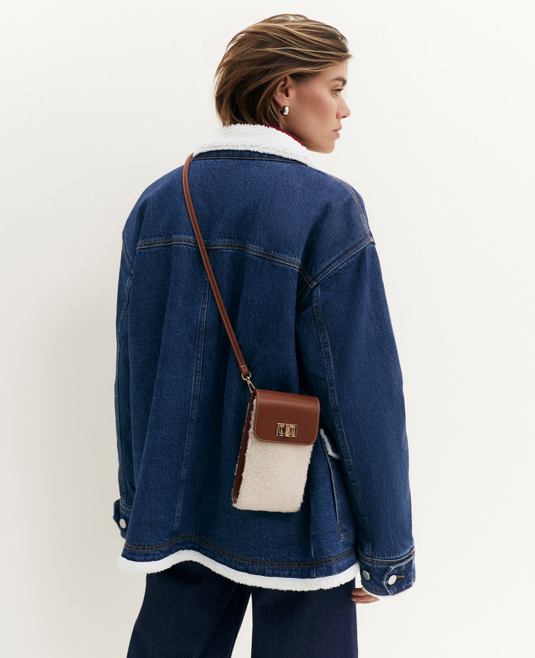 Sherpa Phone Crossbody Bag