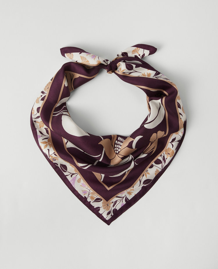 Floral Silk Scarf