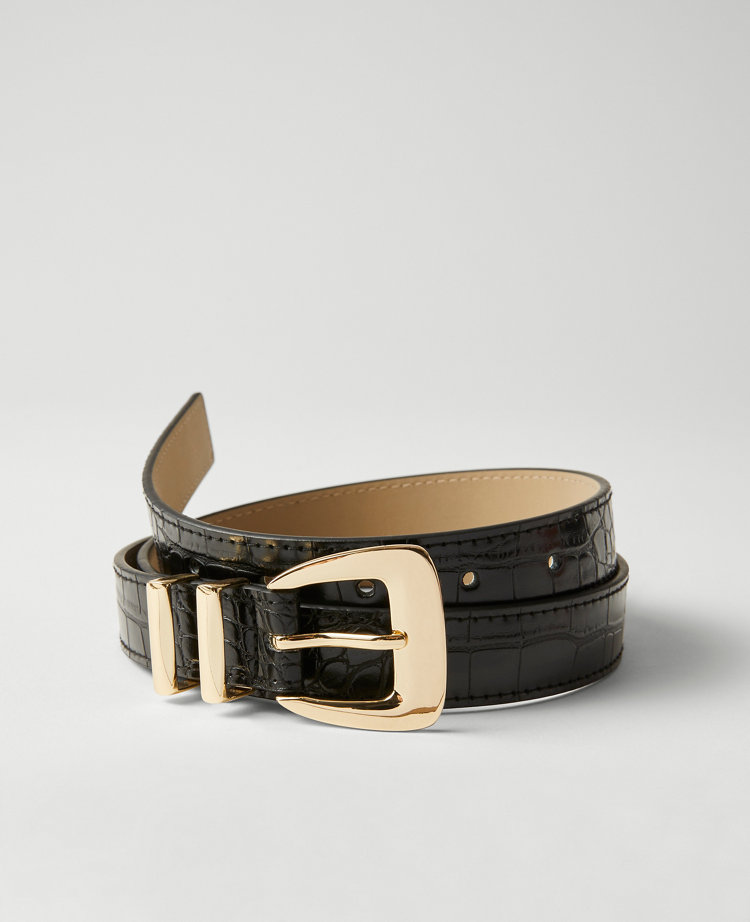 Double Keeper Croco Belt