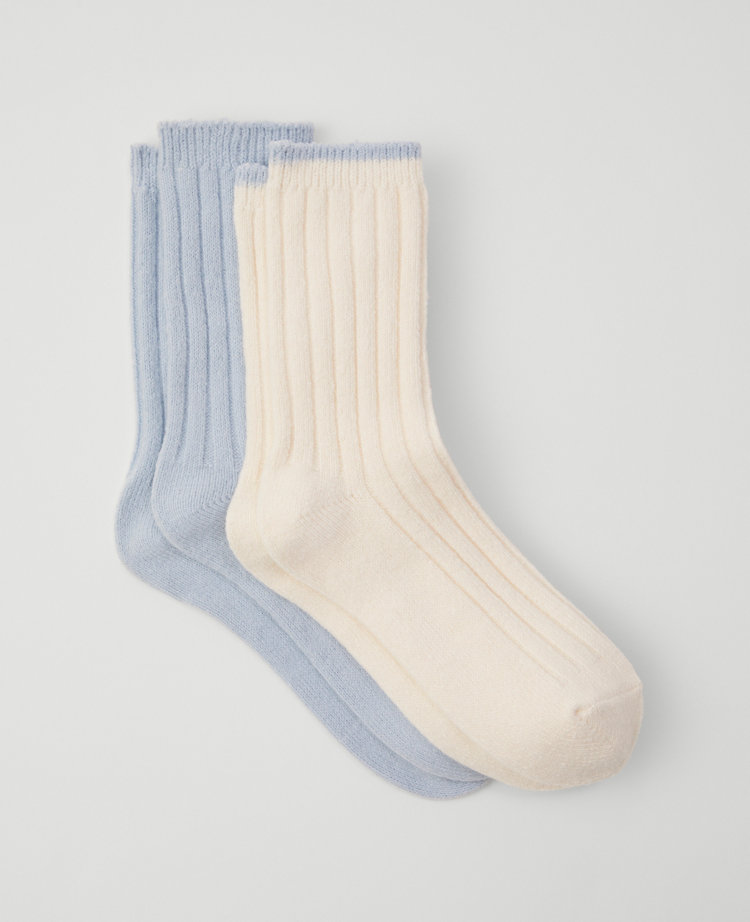 Cozy Rib Crew Sock Set