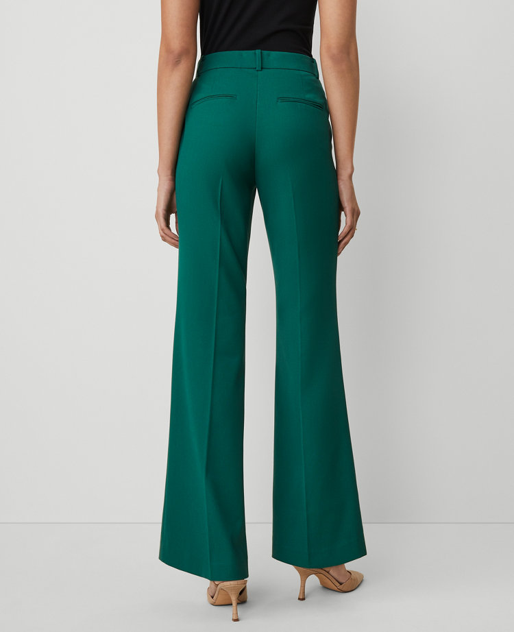 The Flare Trouser Pant in Textured Drape