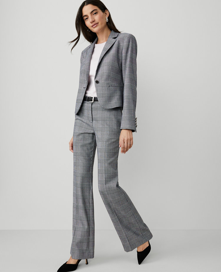 The Petite Jayne Trouser Pant in Houndstooth