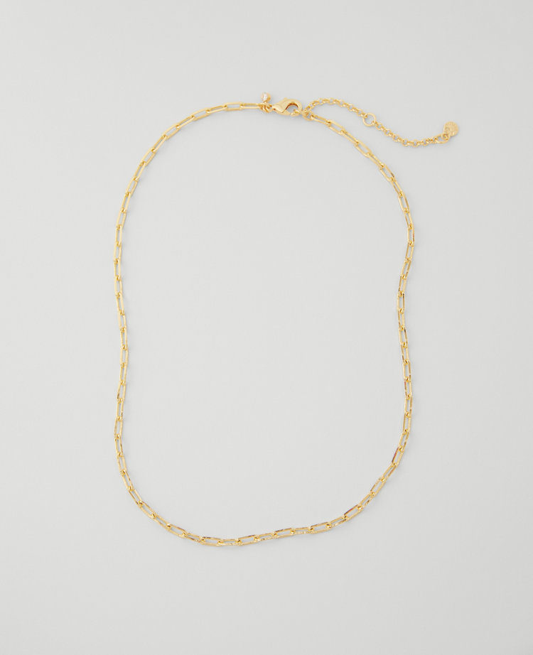 Demi Fine Paperclip Necklace