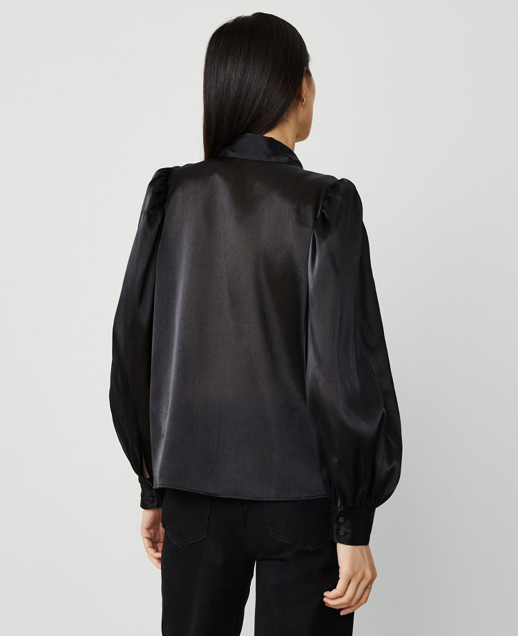 Organza Voluminous Collared Shirt carousel Product Image 2