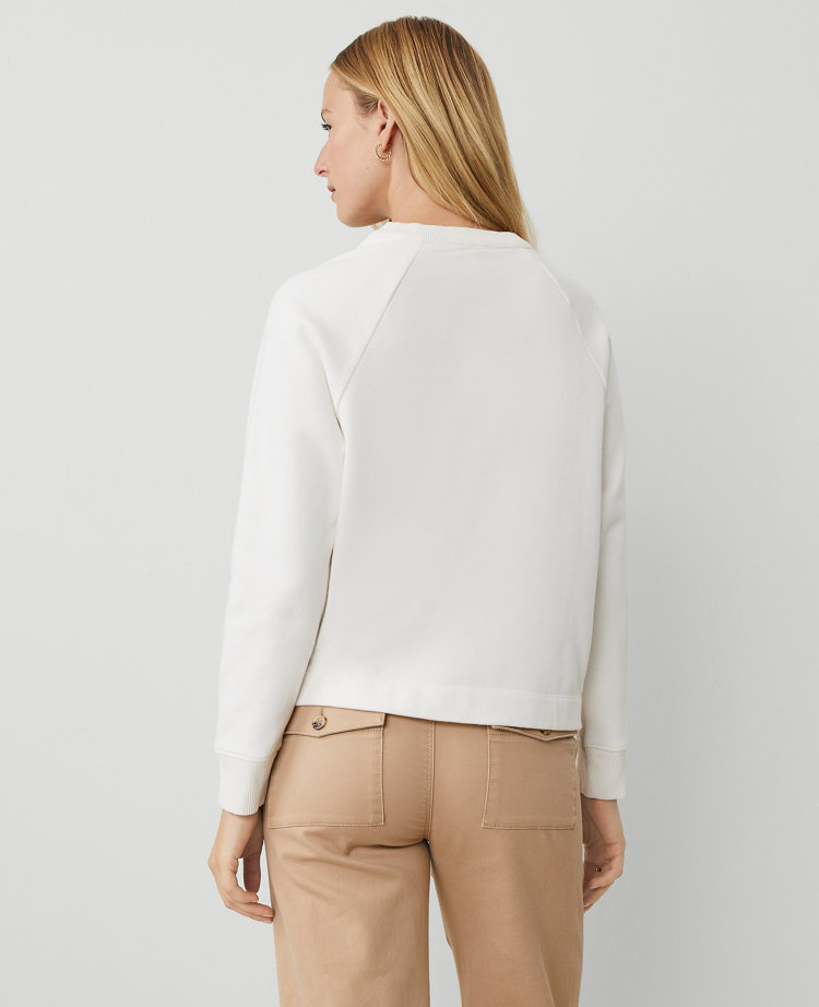 Petite Henley Sweatshirt