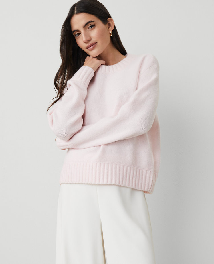 Petite Cozy Crew Neck Sweater