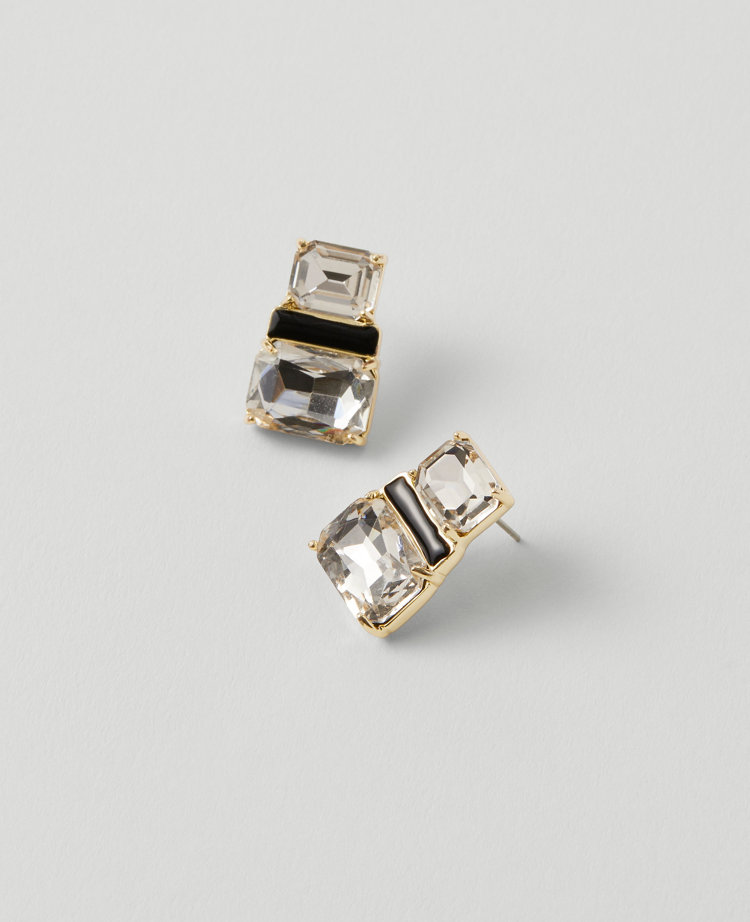 Crystal Statement Stud Earrings