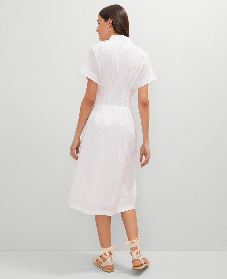 Weekend Collection Pleated Midi Shirtdress