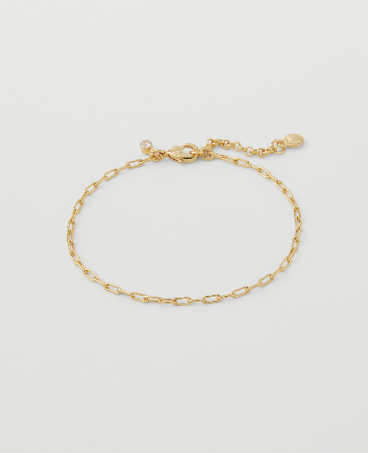 Demi Fine Paperclip Bracelet