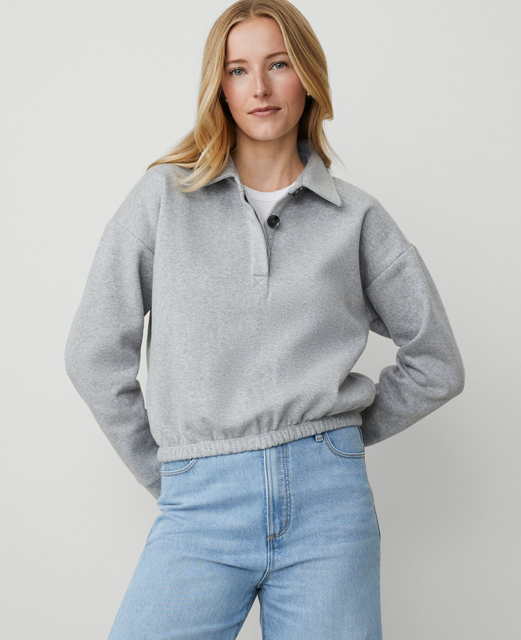 Collared Sweatshirt