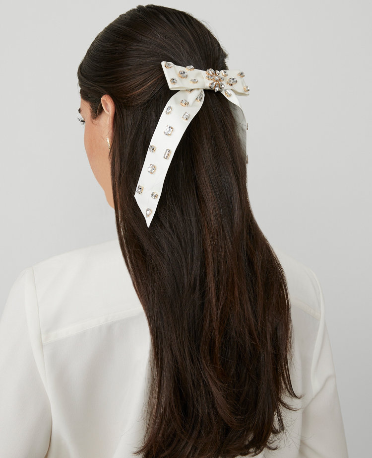 Crystal Embellished Hair Bow