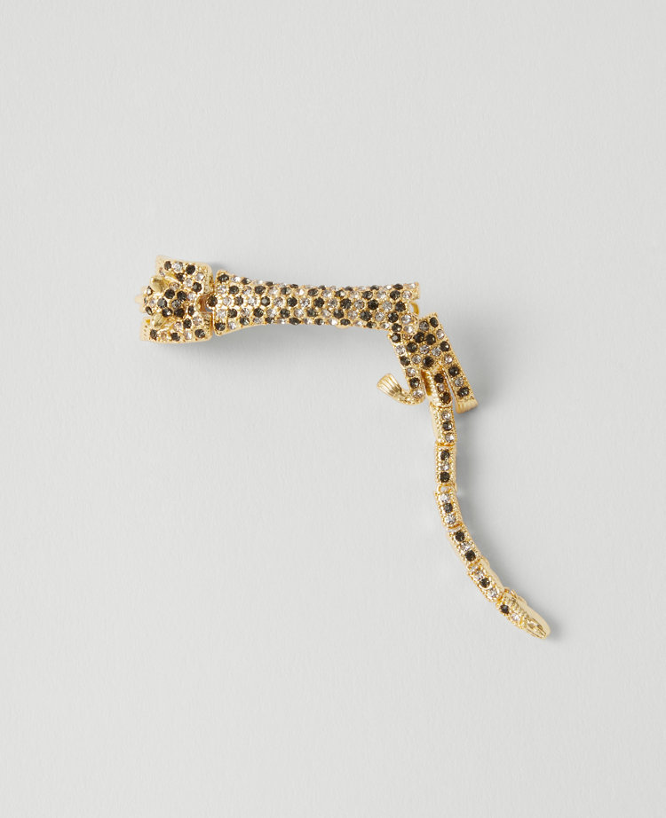 Crystal Leopard Brooch