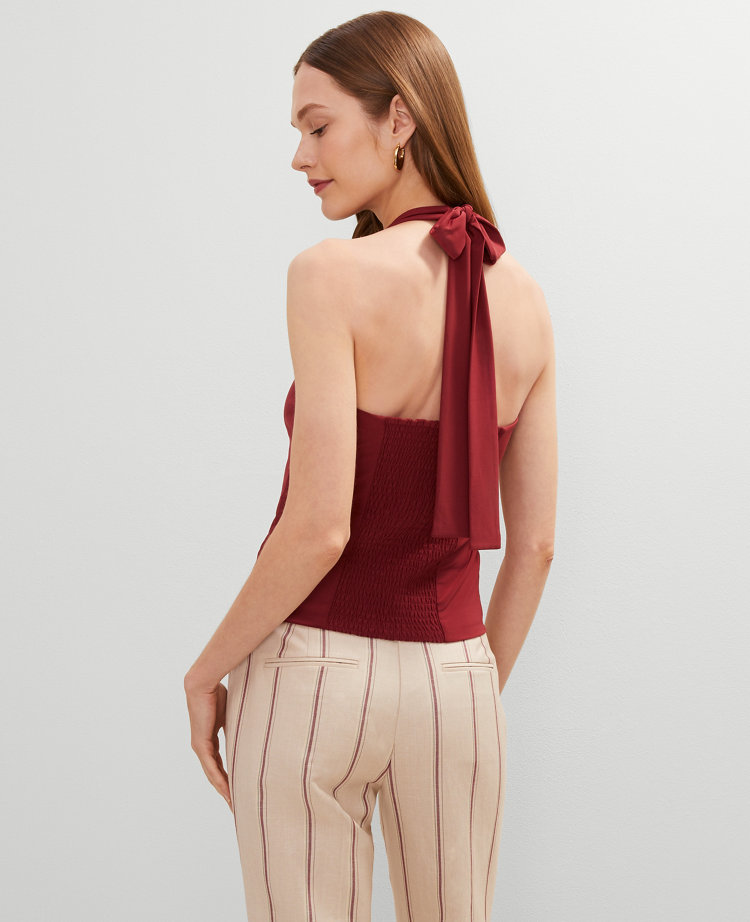 V-Neck Halter Top