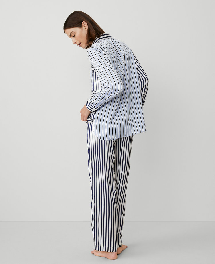 Mixed Stripe Pajama Set